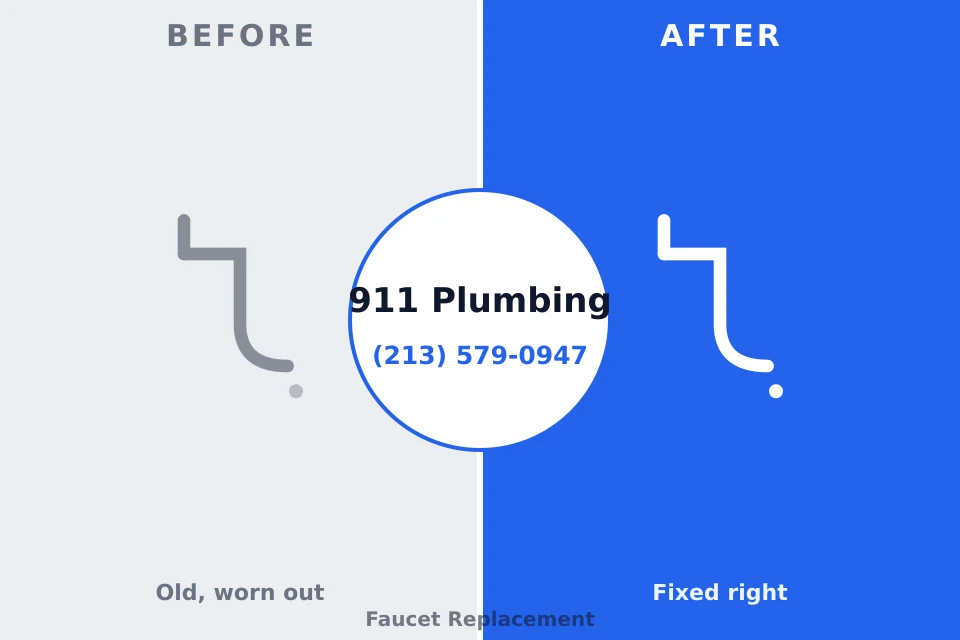 Before and after: plumbing company Hidalgo, TX